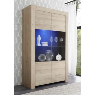 Buffet 2 portes, collection ZEFIR, coloris chene clair, parfait pour votre salle à manger