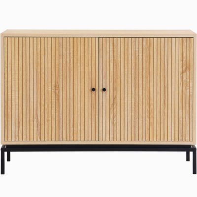 Buffet 2 portes effet bois 110 cm - Talia