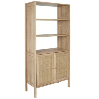 Buffet 2 Portes en Bois "Bali" 163cm Naturel