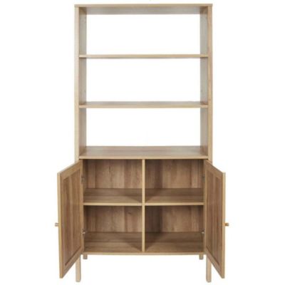 Buffet 2 Portes en Bois "Bali" 163cm Naturel