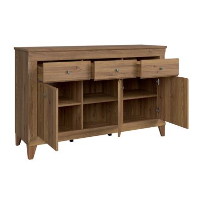 Buffet 3 portes 3 tiroirs Raya Bois