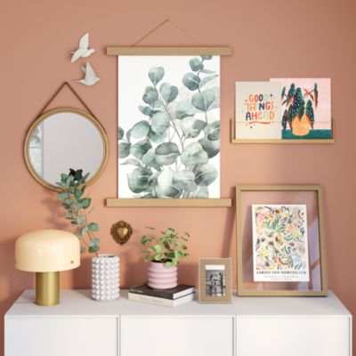 Buffet 3 portes blanc GoodHome Atomia H. 75 x L. 150 x P. 47 cm