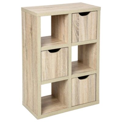 Buffet 3 portes Effet chêne naturel Bivoak - Atmosphera