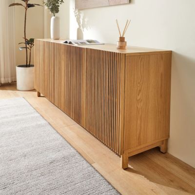 Buffet 4 portes bois/frêne 180 cm - Umea