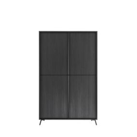 Buffet 4 portes collection SKY. Coloris chêne noir