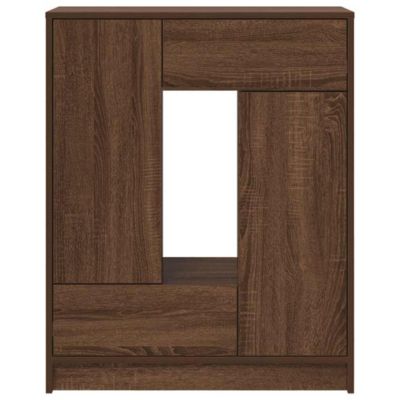 Buffet avec tiroirs et portes chêne marron 73x31x90 cm vidaXL