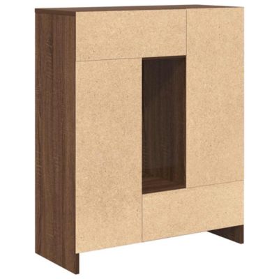 Buffet avec tiroirs et portes chêne marron 73x31x90 cm vidaXL