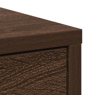 Buffet avec tiroirs et portes chêne marron 73x31x90 cm vidaXL