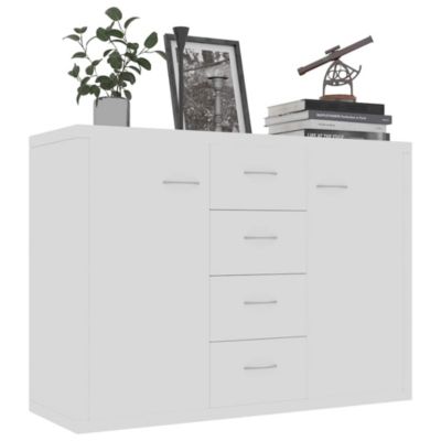Buffet Blanc 88x30x65 cm Bois d'ingénierie vidaXL