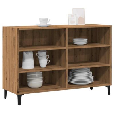 Buffet chêne artisanal 103,5x35x70 cm bois d'ingénierie vidaXL