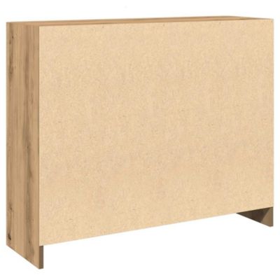 Buffet chêne artisanal 91x28x75 cm bois d'ingénierie vidaXL
