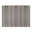 Buffet effet chêne grisé 9 cases 3 portes GoodHome Atomia H. 112,5 x L. 150 x P. 37 cm