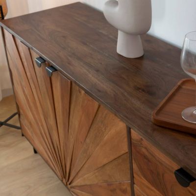 Buffet en bois d'acacia Elvira