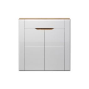 Buffet haut 2 portes et 1 tiroir L91 cm - MARLON