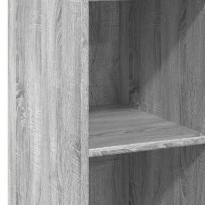 Buffet haut sonoma gris 40x41x124 cm bois d'ingénierie vidaXL
