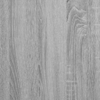 Buffet haut sonoma gris 40x41x124 cm bois d'ingénierie vidaXL