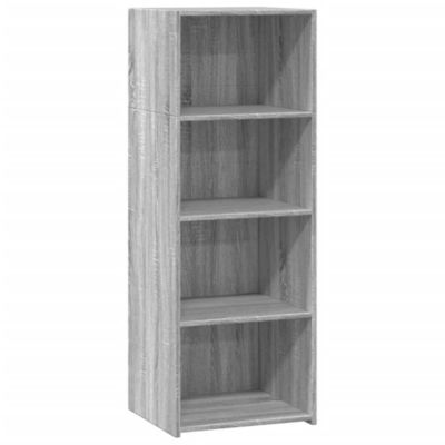 Buffet haut sonoma gris 45x41x124 cm bois d'ingénierie vidaXL