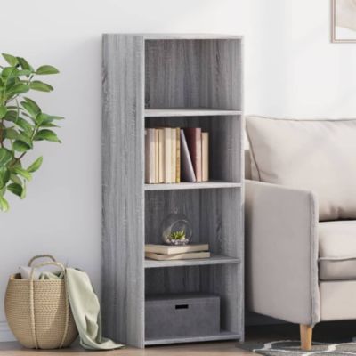 Buffet haut sonoma gris 45x41x124 cm bois d'ingénierie vidaXL