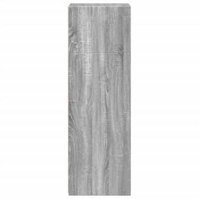 Buffet haut sonoma gris 45x41x124 cm bois d'ingénierie vidaXL