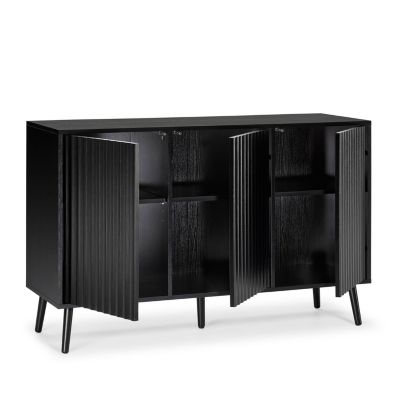 Buffet Lluvia 3 portes couleur noir