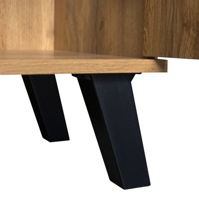 Buffet moderne 4 portes 160,5x35,5x78 cm, Meuble pratique pour salon, chambre et salle à manger