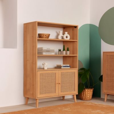 Buffet Skopje, Buffet du salon, Commode de salon, Garde-manger de cuisine, 90x40h110 cm, Chêne