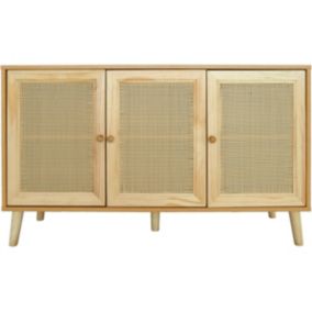 Buffet style cannage "Neuille"  120 x 40 x 71.5 cm  Beige