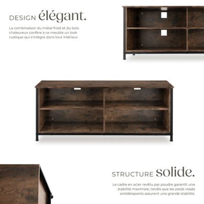 Buffet style industriel Bois foncé industriel, rustique