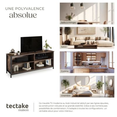 Buffet style industriel Bois foncé industriel, rustique