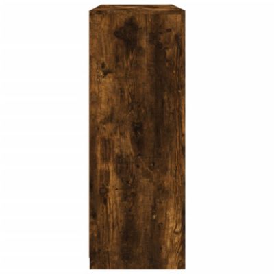 Buffets avec lumières LED 3 pcs chêne fumé bois d'ingénierie vidaXL