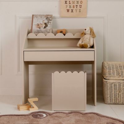 Bureau 1 tiroir avec chaise Bellamy Book Nook Beige
