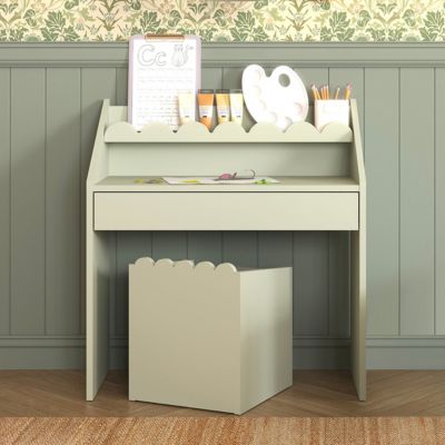 Bureau 1 tiroir avec chaise Bellamy Book Nook Vert