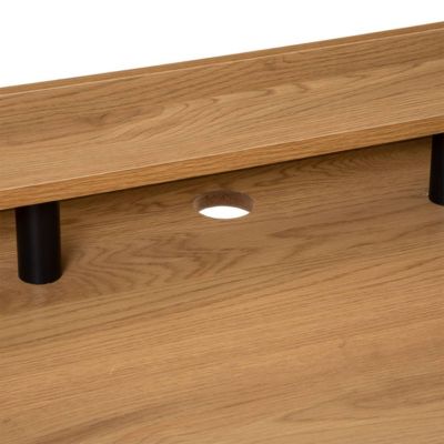 Bureau 1 tiroir "Josan" effet chêne L110cm - Atmosphera Créateur d'intérieur
