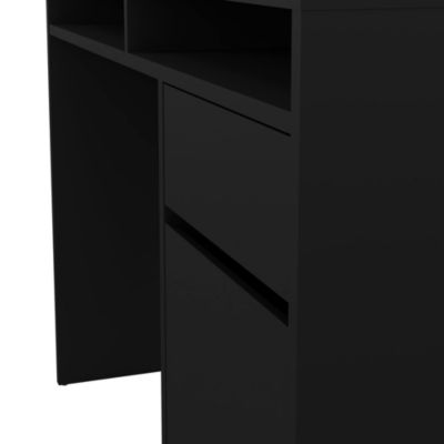 Bureau Abbadu, un tiroir 110x48x77h cm Noir
