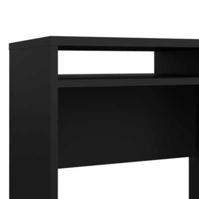 Bureau Abbadu, un tiroir 110x48x77h cm Noir