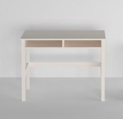 Bureau avec 2 niches blanc l. 100 cm