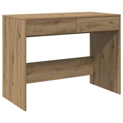 Bureau chêne artisanal 101x50x76,5 cm bois d'ingénierie vidaXL