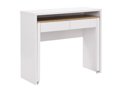 Organisateurs de bureau blancs et de rangement, petite étagère de bureau extensible, étagère d'organisation de bureau extensible, étagère d'angle