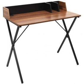 Bureau Design 1 Tiroir "Brice" 90cm Marron