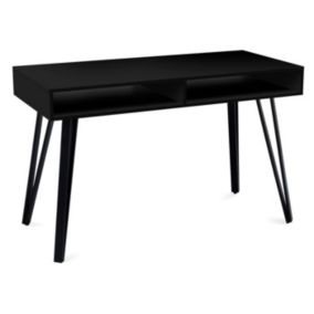 Bureau Design 2 Niches "French" 120cm Noir