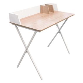 Bureau Design "Brice" 90cm Blanc