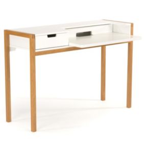 Bureau Design en Bois "Farringdon" 122cm Naturel