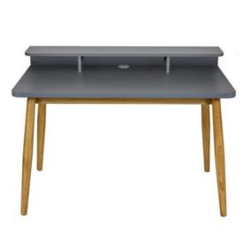 Bureau Design "Farsta" 120cm Gris