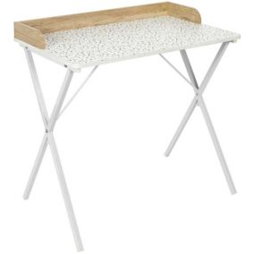 Bureau en métal et MDF Terrazzo