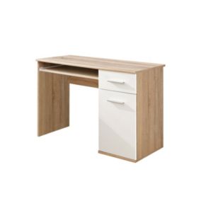 Bureau enfant, Ado avec étagère coulissante, 1 porte et un tiroir collection DENVER