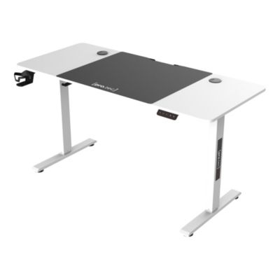 Agilestic Bureau Assis-Debout Électrique 120x60 Cm + Plateau Clavier – Hauteur Réglable 72-116 Cm Mémoire