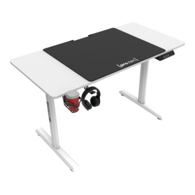 Bureau électrique Pomona à hauteur réglable 110 x 60 x 72 - 117 cm blanc pro.tec