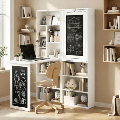 Bureau mural pliable table murale rabattable suspendue sur pied avec ...