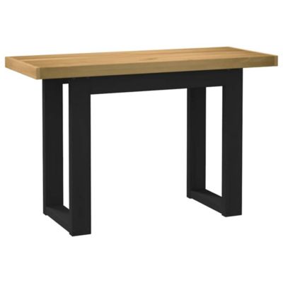 Bureau NOAIN pieds en forme de U 120x50x75 cm bois massif pin vidaXL