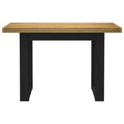 Bureau NOAIN pieds en forme de U 120x50x75 cm bois massif pin vidaXL